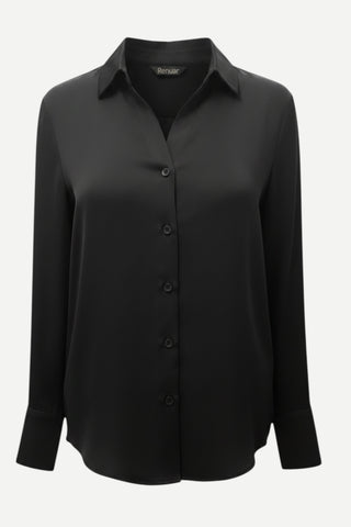 Renuar Woven Blouse, Black