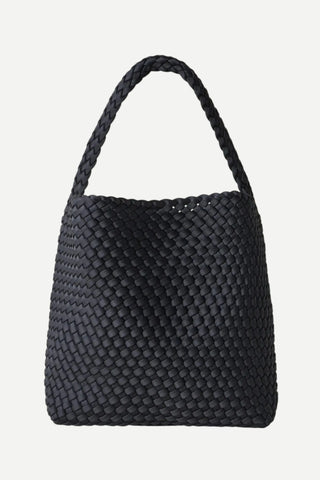 Naghedi Nomad Medium Hobo Bag, Onyx