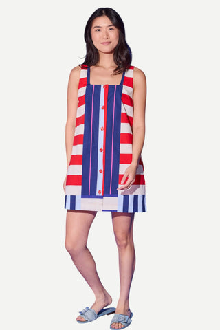 Alden Adair Bryson Dress, Maritime Stripe Alden Adair