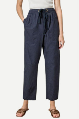 Lilla P Everyday Poplin Pant, Navy