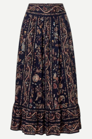 Cleobella Morgan Midi Skirt, Bois