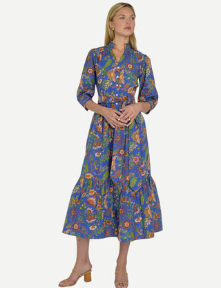 Elizabeth James Bonnie Dress, Secret Garden Sapphire