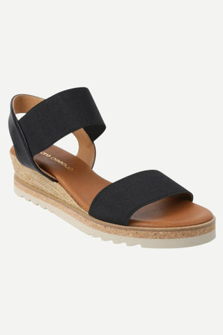 Andre Assous Neveah Sandal, Black ANDRE ASSOUS