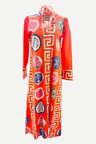House of MBR Lana Shirt Dress Long, Greek Revival