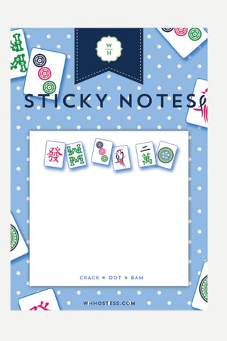 WH Hostess Mahjong Single Sticky Notepad