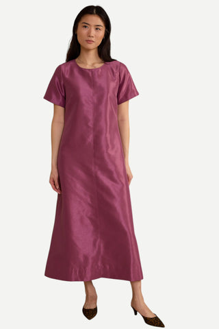 Thomas & Lourdes Georgia Dress, Mulberry