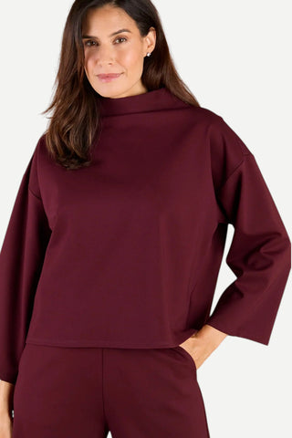 JUDE Connally Marisa Top, Merlot