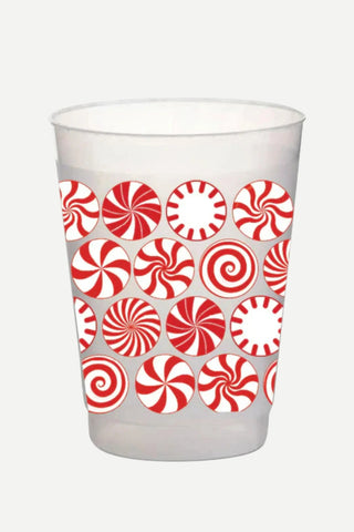 Rosanne Beck Collections Frost Flex Cup, Peppermint Candies