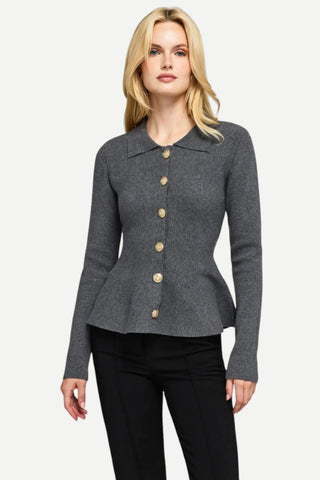 Generation LOVE Veronica Peplum Cardigan