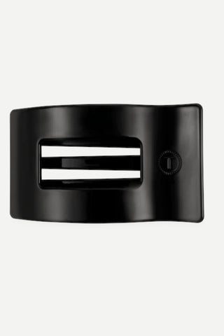 Teleties, Flat Rectangle Medium Clip, Black