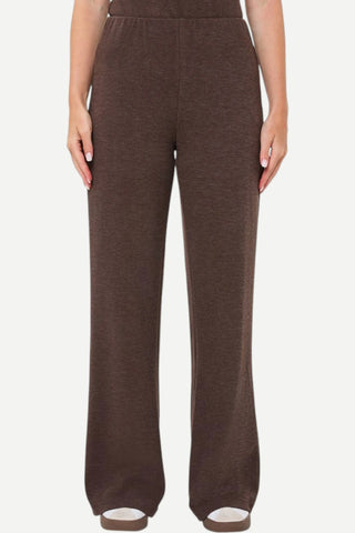 Esqualo Knit Trousers, Cacao