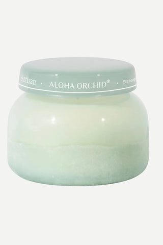 Capri Blue Aloha Orchid Artisan Luce d' Almafi Signature Candle