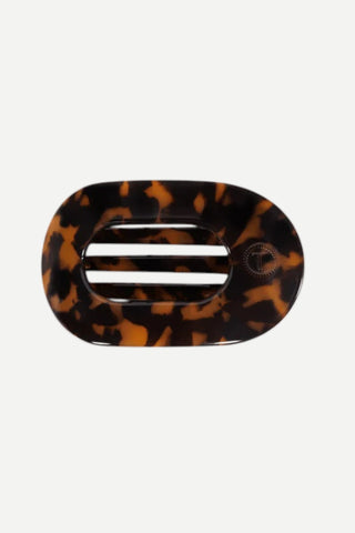 Teleties Round Flat Hair Clip, Large, Totally Turquoise