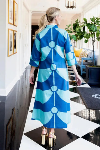 House of MBR Charleston Blue Toddy Dress House of MBR