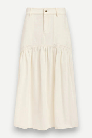 Marie Oliver Sophie Midi Skirt, Whitewash MARIE OLIVER