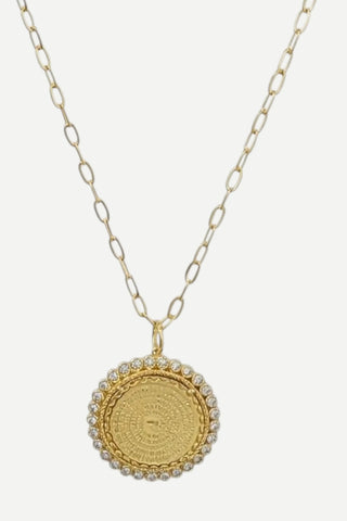 Allison Avery Lord's Prayer Halo Chain, Gold