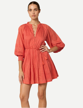 Cleobella Meadow Mini Dress, Dawn Pink