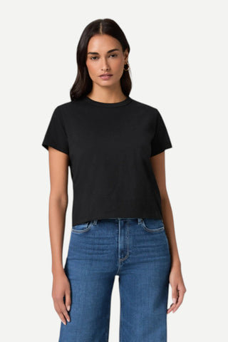Paige Denim Rhodes Tee, Black