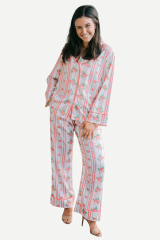 Victoria Dunn Saylor Long PJ Set, Tinsel