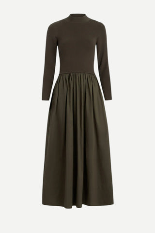 Marie Oliver Barrett Dress, Carob