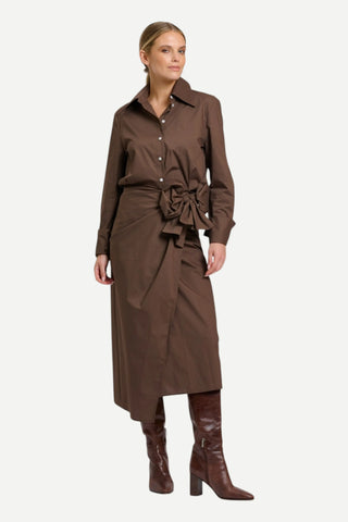 Shirty Talita Dress, Chocolate