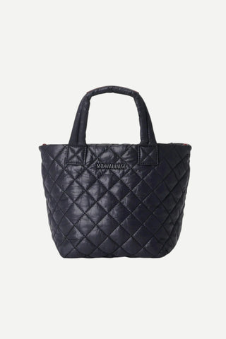MZ Wallace Black Micro Metro Tote Deluxe Handbag MZ WALLACE