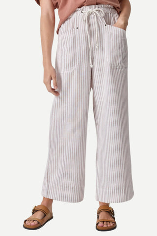 Lilla P Striped Pant, Bark Stripe LILLA P
