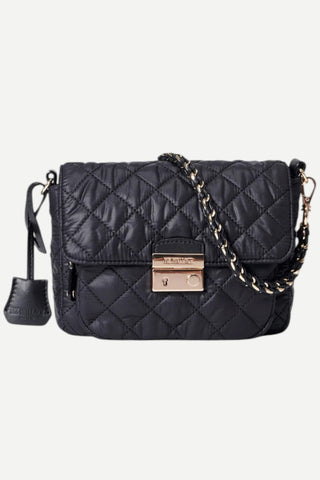 MZ Wallace Small Crosby Lock Crossbody, Black