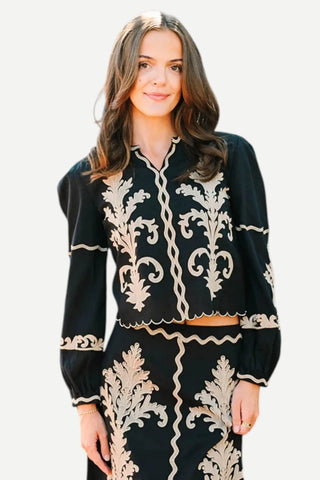 Victoria Dunn Audrey Blouse, Golden Grove