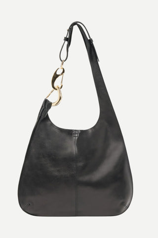 Dolce Vita Johnnie Handbag, Black Leather