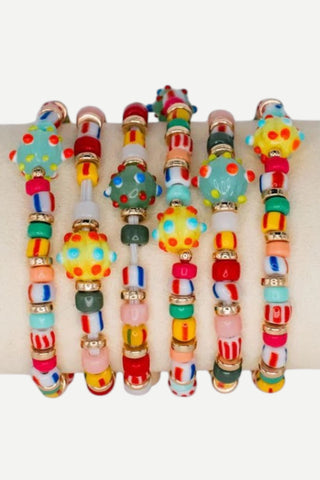 Smith & Co. Jewel Design Beaded Beach Bundle, Set Of 6