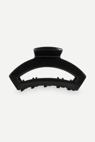 Teleties Open Jet Black Tiny Hair Clip