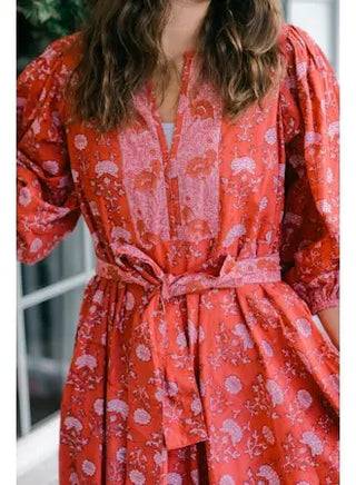 Victoria Dunn Laurel Dress, Merlot Victoria Dunn
