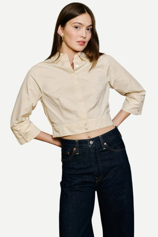 Love The Label Beckett Top, Cream