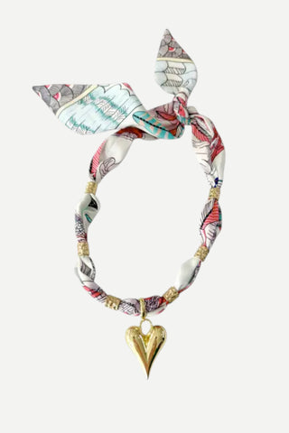 Gemelli Palm Scarf Necklace