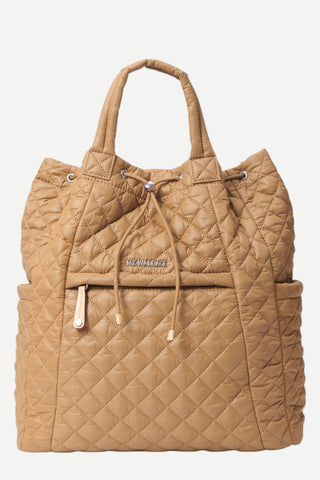 MZ Wallace Metro Convertible Backpack, Caramel