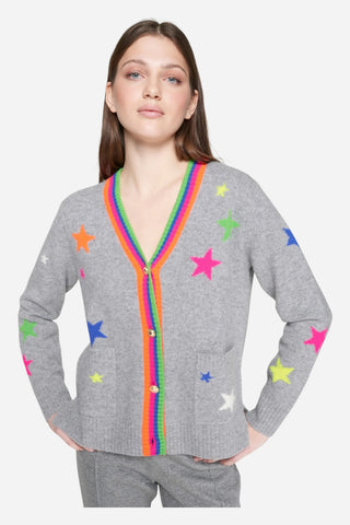 Vilagallo Alina Stars Cardigan, Grey