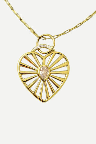 Sheila Fajl Heart 2 Necklace