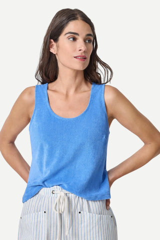 Lilla P Terry Tank Top, UltraMarine LILLA P