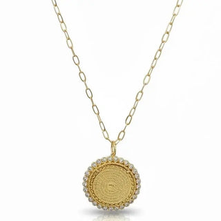 Allison Avery Lord's Prayer Halo Chain, Gold