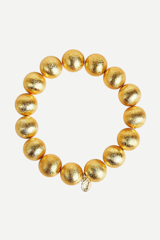 Lisi Lerch Georgia Gold Beaded Bracelet, 14mm Beads