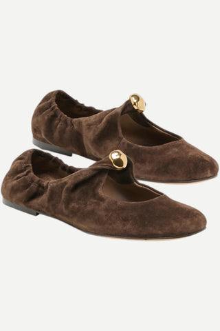 Dolce Vita Cornel Flat, Dark Brown Suede