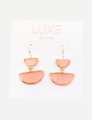 LUXE By Virtue The Regina Drop Stone Earring