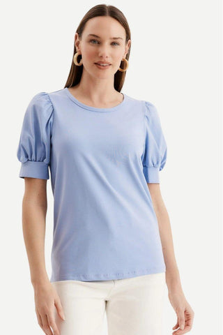 Tyler Boe Robin Tee, Porcelain Blue