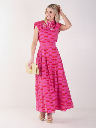 Emily McCarthy Milly Skirt, Sunset Stripe