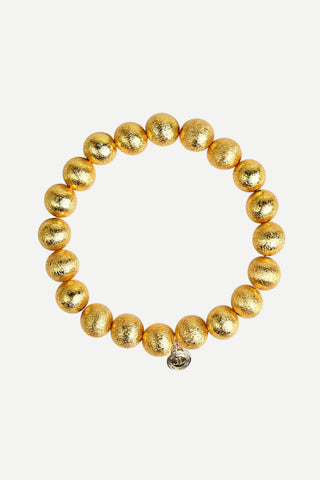 Lisi Lerch Georgia Gold Beaded Bracelet, 10mm Beads LISI LERCH