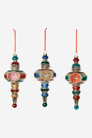 Park Hill Collection Retro Reflector Ball Finial Ornament