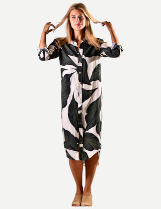 Emily Phillips Palm Leaf Midi