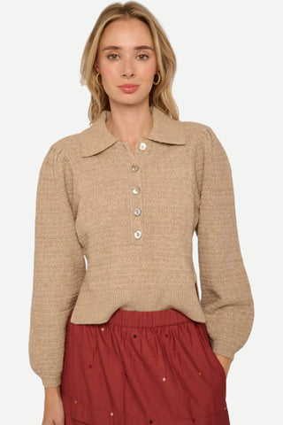 LOVE THE Label Edith Sweater, Cafe Latte