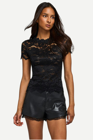 Generation Love Giada Lace Top, Black